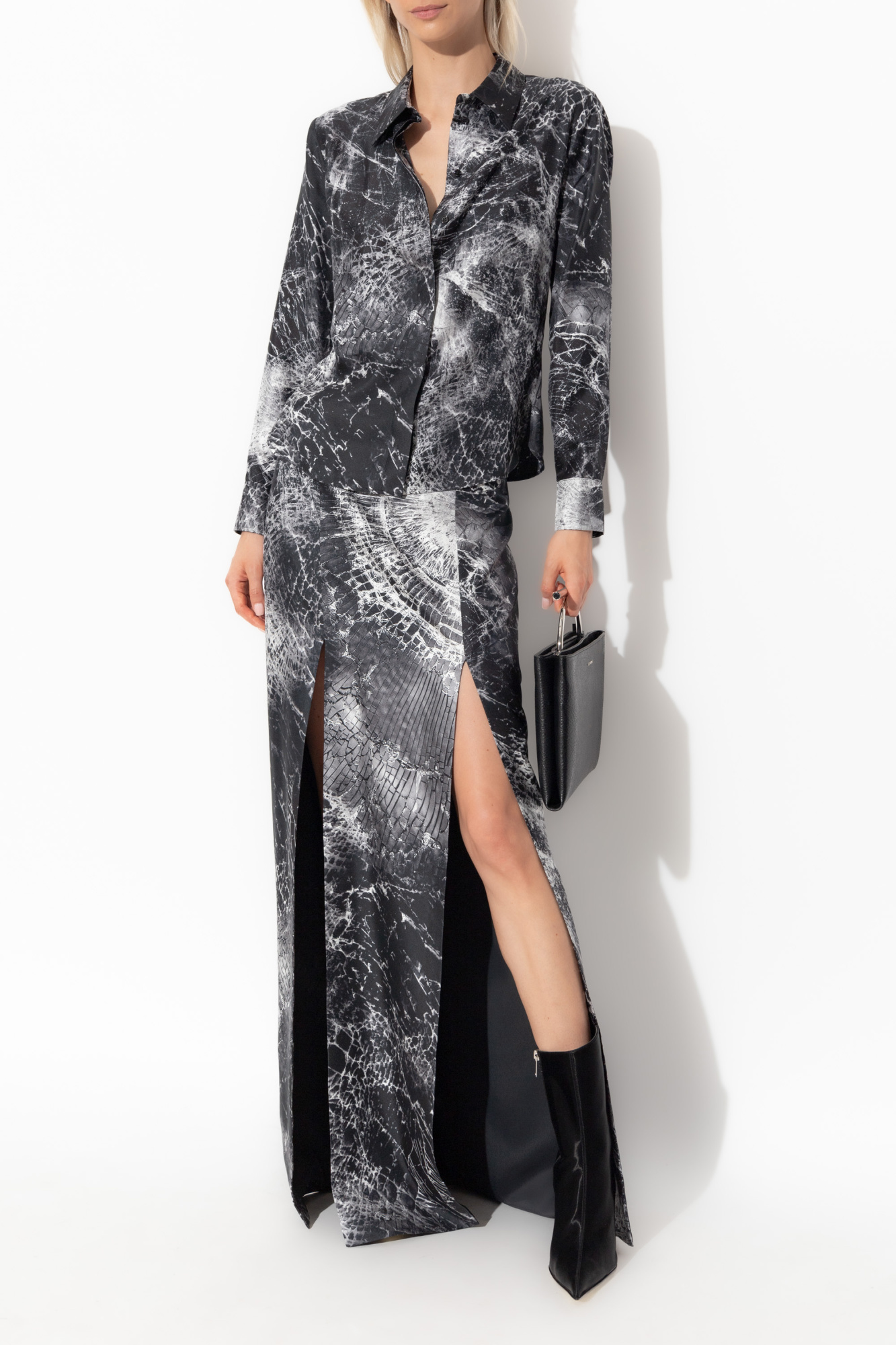 Alexander McQueen Silk shirt with print | Women's Clothing
